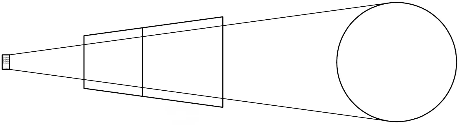 Beam geometry diagram